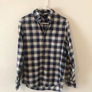 Mens Slim Small J. Crew Casual Shirt